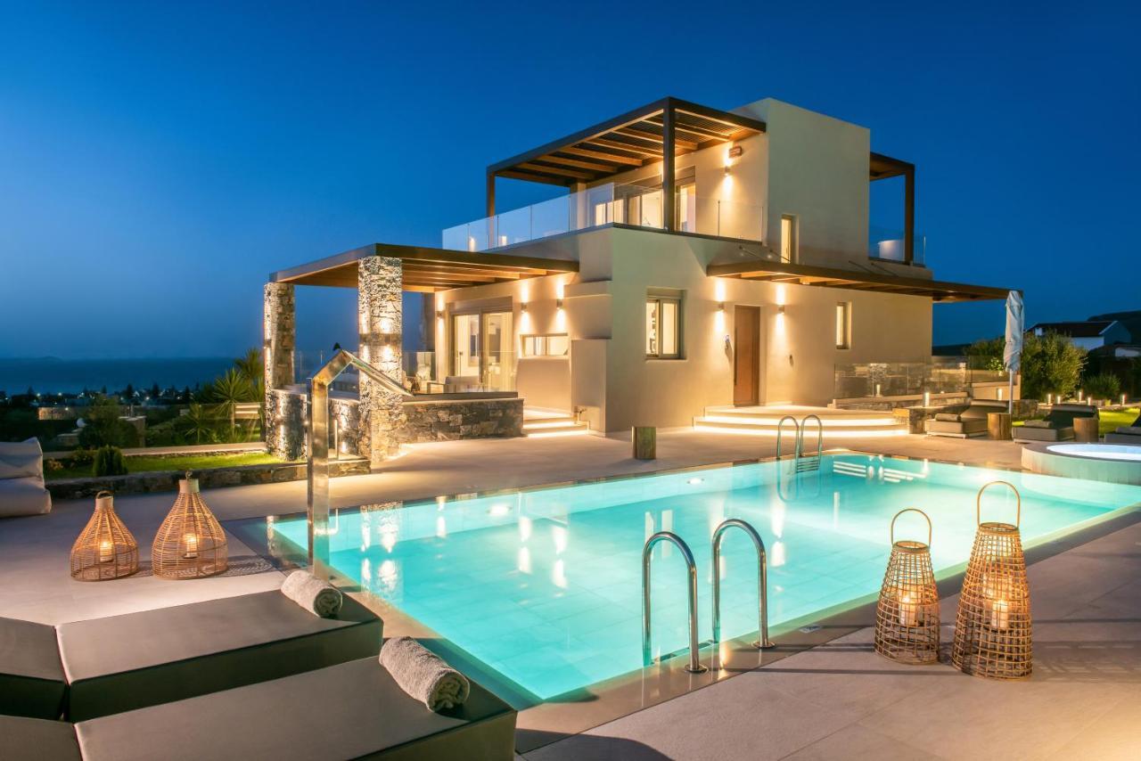 Kymo Instyle Villa - Sea View Private Pool Jacuzzi Kokkini Hani Buitenkant foto
