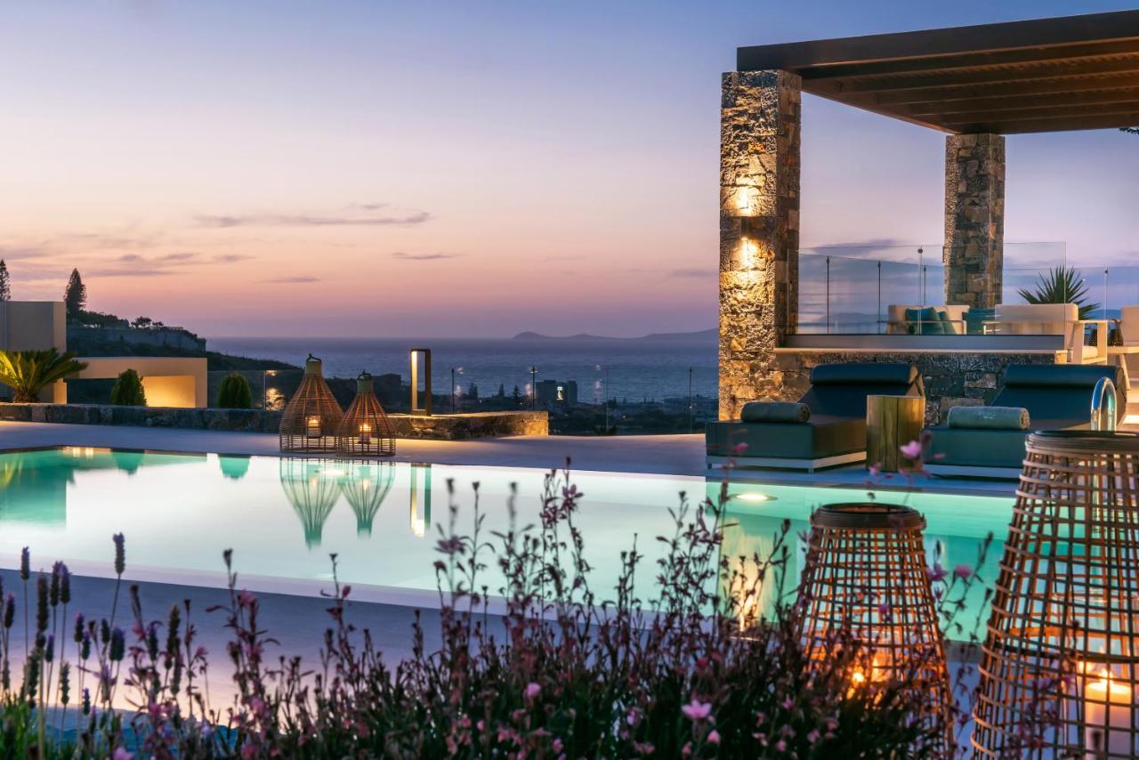 Kymo Instyle Villa - Sea View Private Pool Jacuzzi Kokkini Hani Buitenkant foto