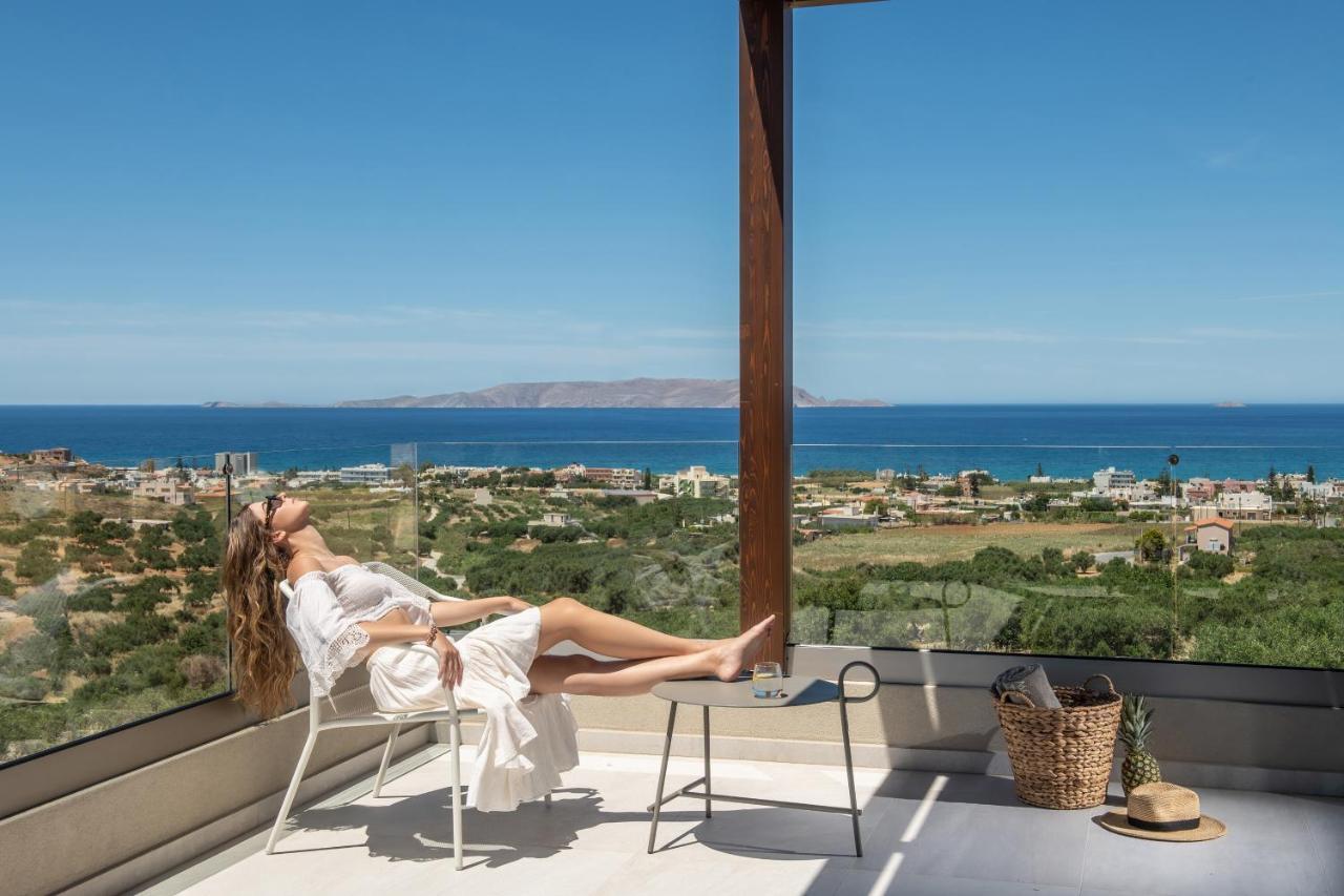 Kymo Instyle Villa - Sea View Private Pool Jacuzzi Kokkini Hani Buitenkant foto